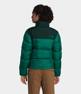 the north face green jacket womens