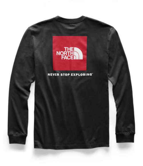 Men’s Long-Sleeve Red Box Tee | The North Face