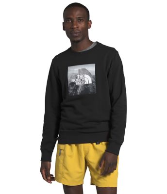 the north face zip pocket crew sweatshirt