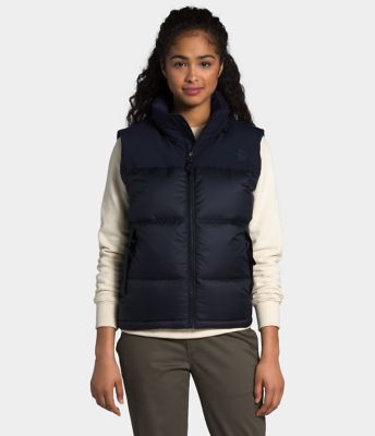 the north face black vest