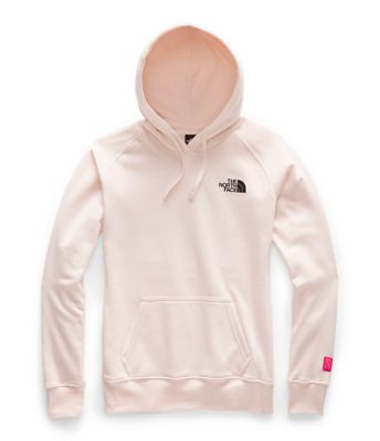 womens pink north face hoodie