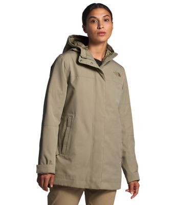 north face insulated parka womens