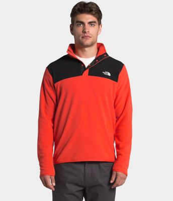 north face snap neck pullover