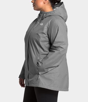 the north face women's plus size rain jackets