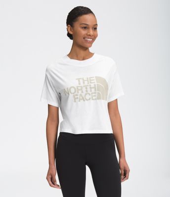 north face cropped t shirt