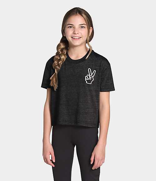 Girls’ Short Sleeve Tri-Blend Tee | The North Face
