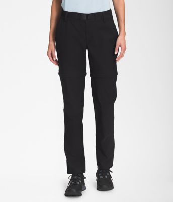 north face zip off trousers womens