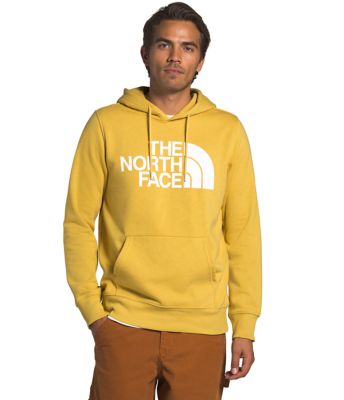 tan north face hoodie