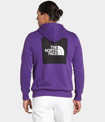 purple north face hoodie mens