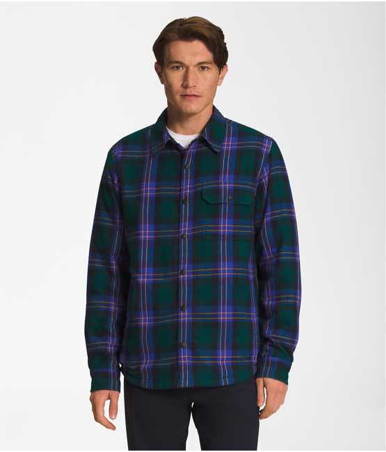 Mens Clothing Shirts Casual shirts and button-up shirts The North Face Flannel Casual Shirt Styling Meets Synthetic Insulation For Warmth From The City To The Slopes in Black for Men 