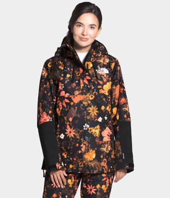 north face floral ski jacket