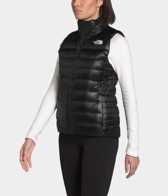 north face ladies vests