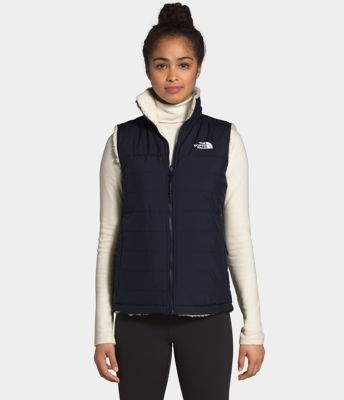 the north face women's mossbud insulated reversible vest