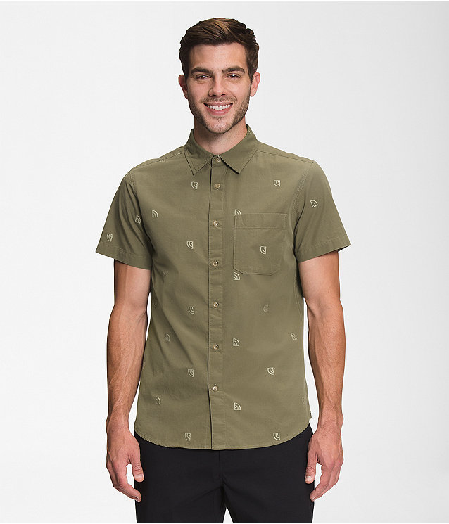 Men's Short Sleeve Baytrail Jacquard Shirt