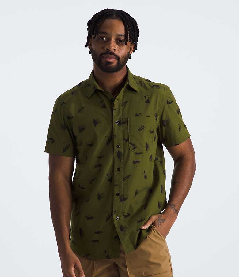 Men's Short-Sleeve Baytrail Pattern Shirt