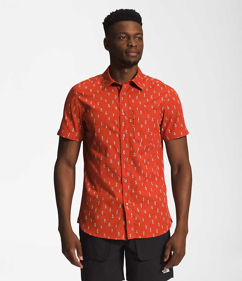 hoop Mus levering Men's Short-Sleeve Baytrail Pattern Shirt | The North Face