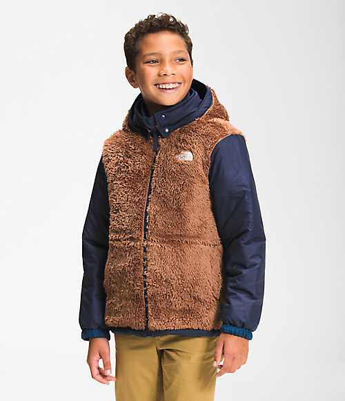 Boys’ Reversible Mount Chimbo Full Zip Hooded Jacket | The North Face