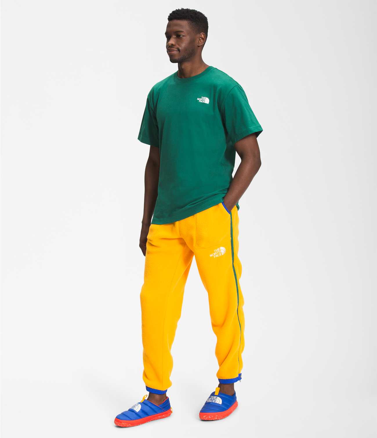 Nike Sportswear Tech Fleece Green Colorblock Joggers