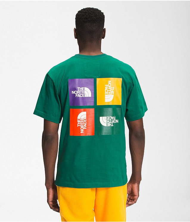 T-shirt manches courtes Colorblock pour hommes