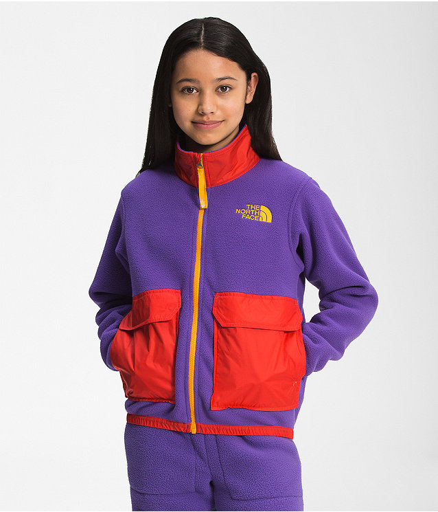 Youth Unisex Colorblock Fleece Jacket