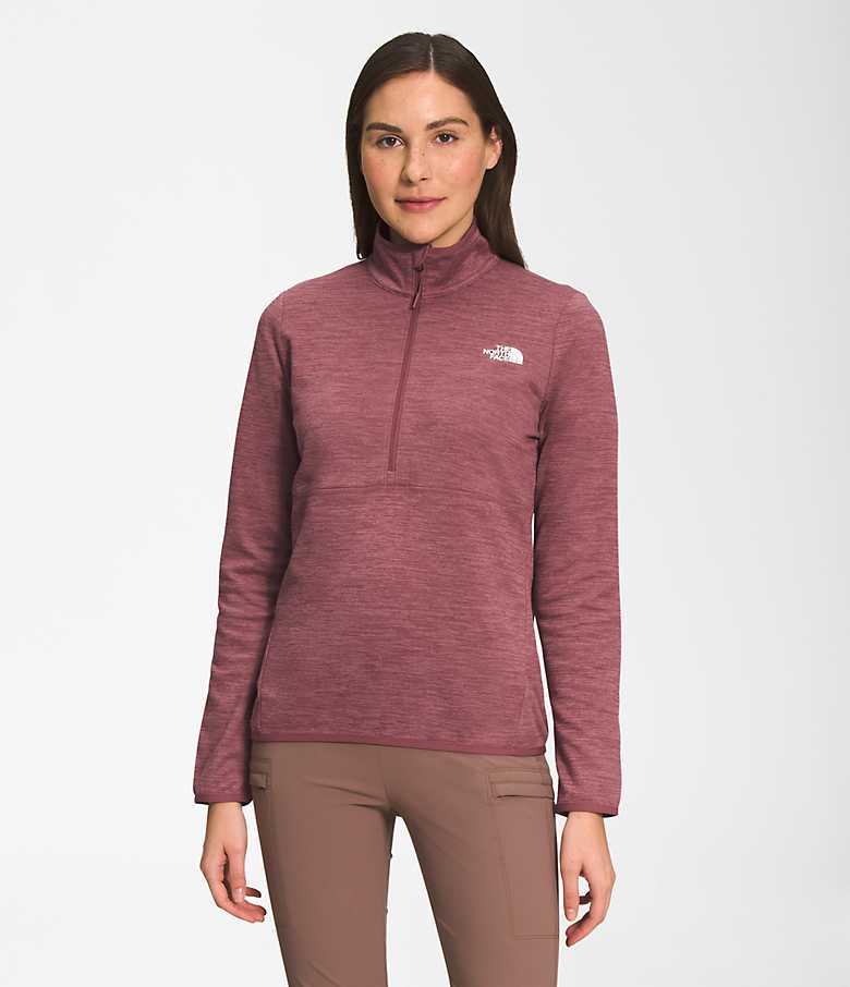 Sweatshirt Canyonlands pour femmes zippé à ¼