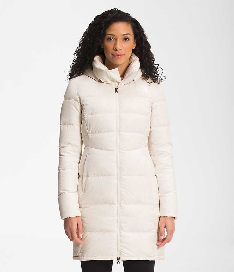 The North Face Women's Metro 2 Parka Down Winter Long Hooded Puffer Jacket