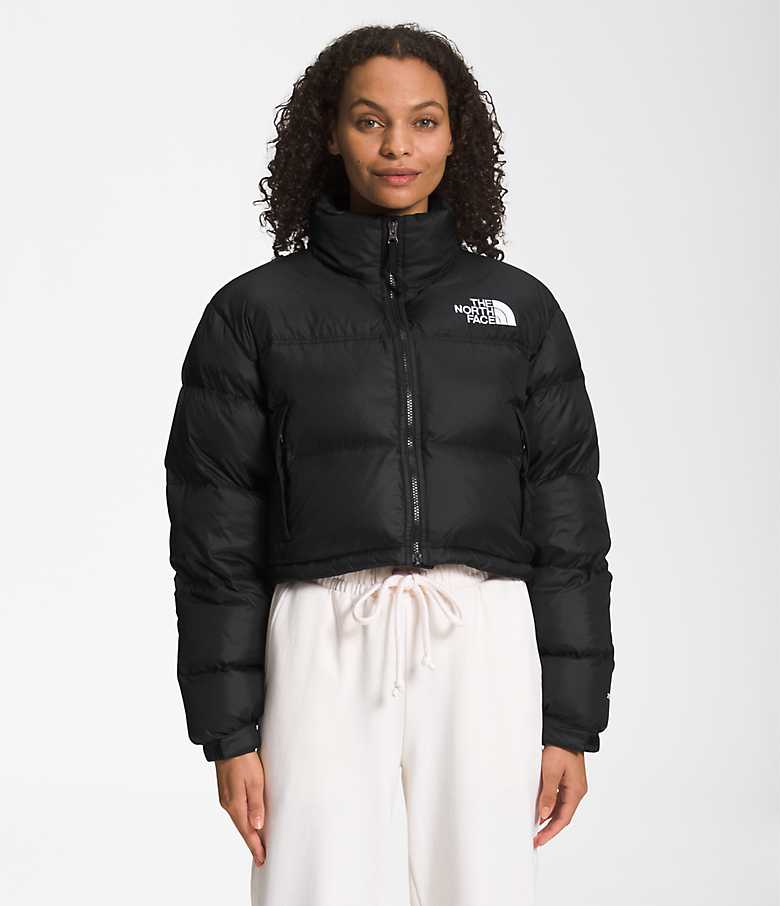 The North Face Women's Nuptse Short Down Jacket Black L