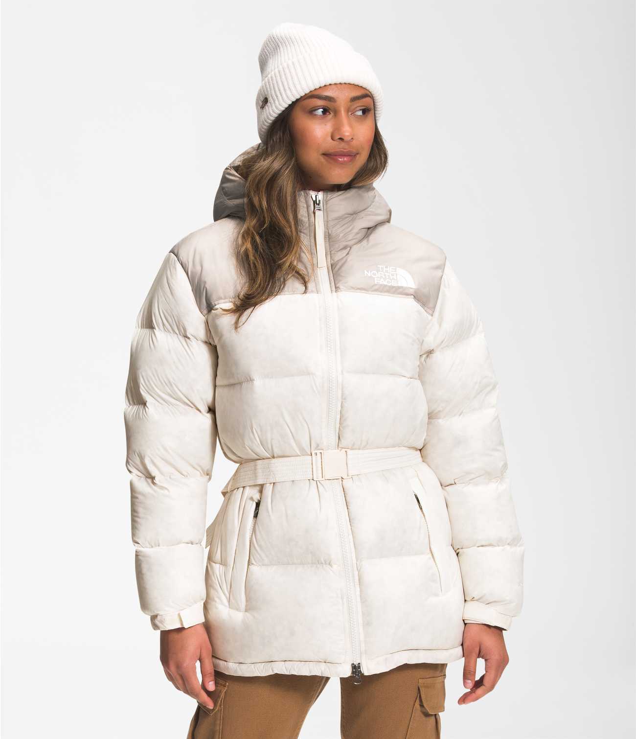 The North Face Renewed - WOMEN'S NUPTSE BELTED MID JACKET