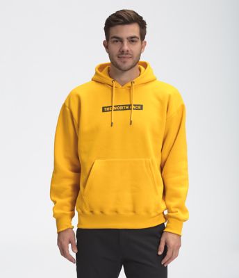 the north face hoodie yellow