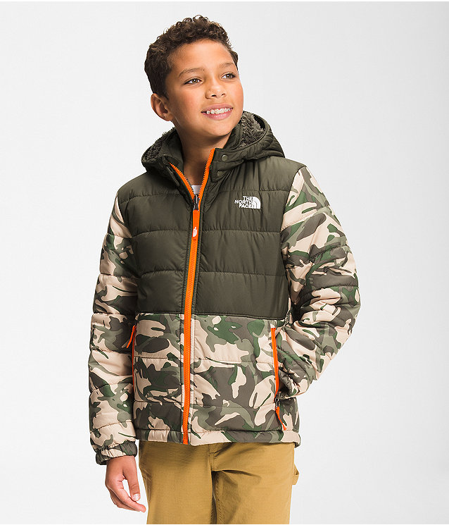Boys’ Printed Reversible Mount Chimbo Full Zip Hooded Jacket