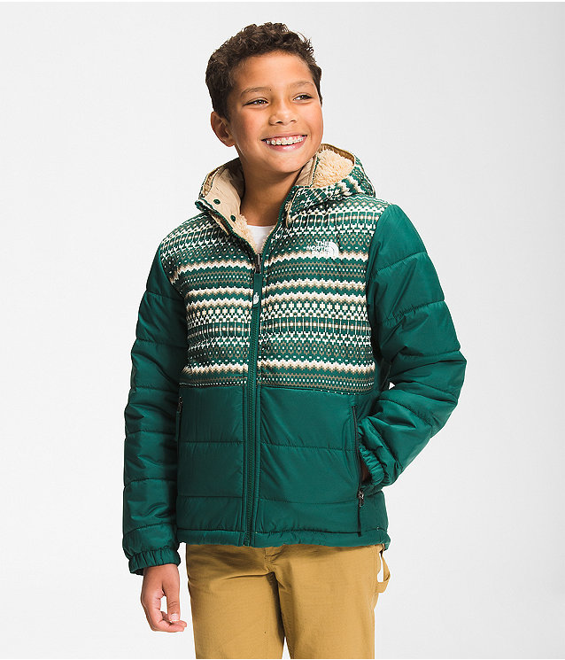 Boys’ Printed Reversible Mount Chimbo Full Zip Hooded Jacket