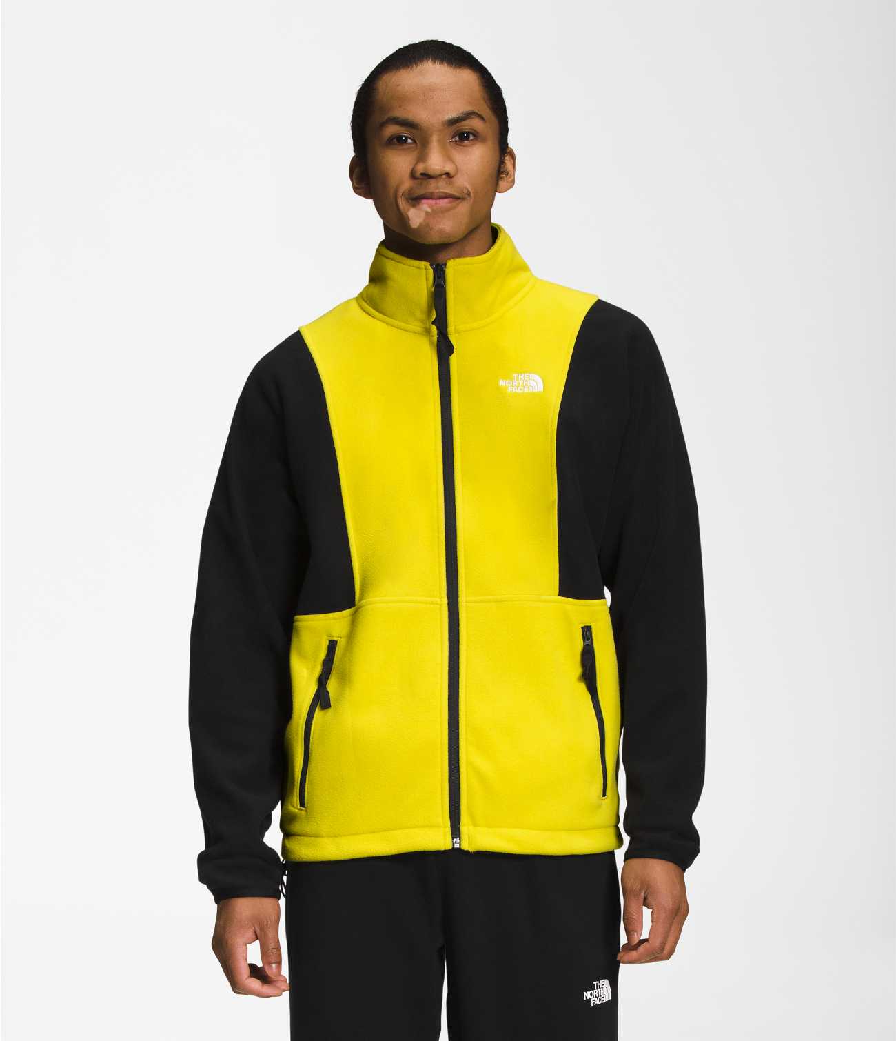 The North Face Denali hoodie in yellow