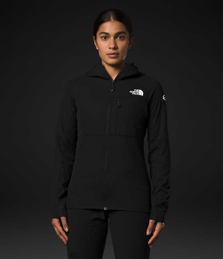 Unlock Wilderness' choice in the The North Face Vs Arc'teryx comparison, the Women’s Summit Series FUTUREFLEECE™ Full-Zip Hoodie by The North Face