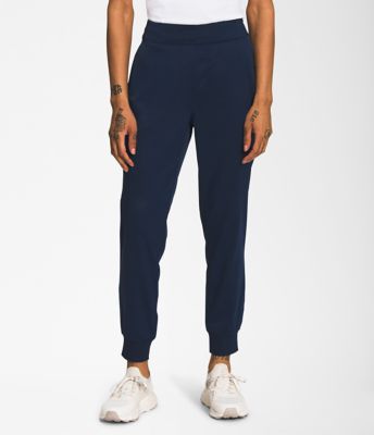 The North Face Running trail run fleece lined joggers in navy