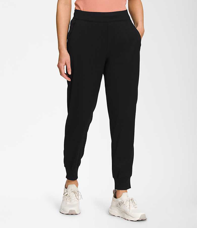 Lululemon Women Activewear Pants 4 Black Joggers Zipped Pockets 27 Inseam