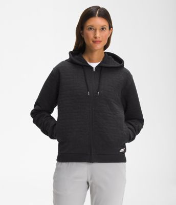 Womens Sweatshirt Plus Size Heavyweight Active Fleece Full Zip-Up Hoodie