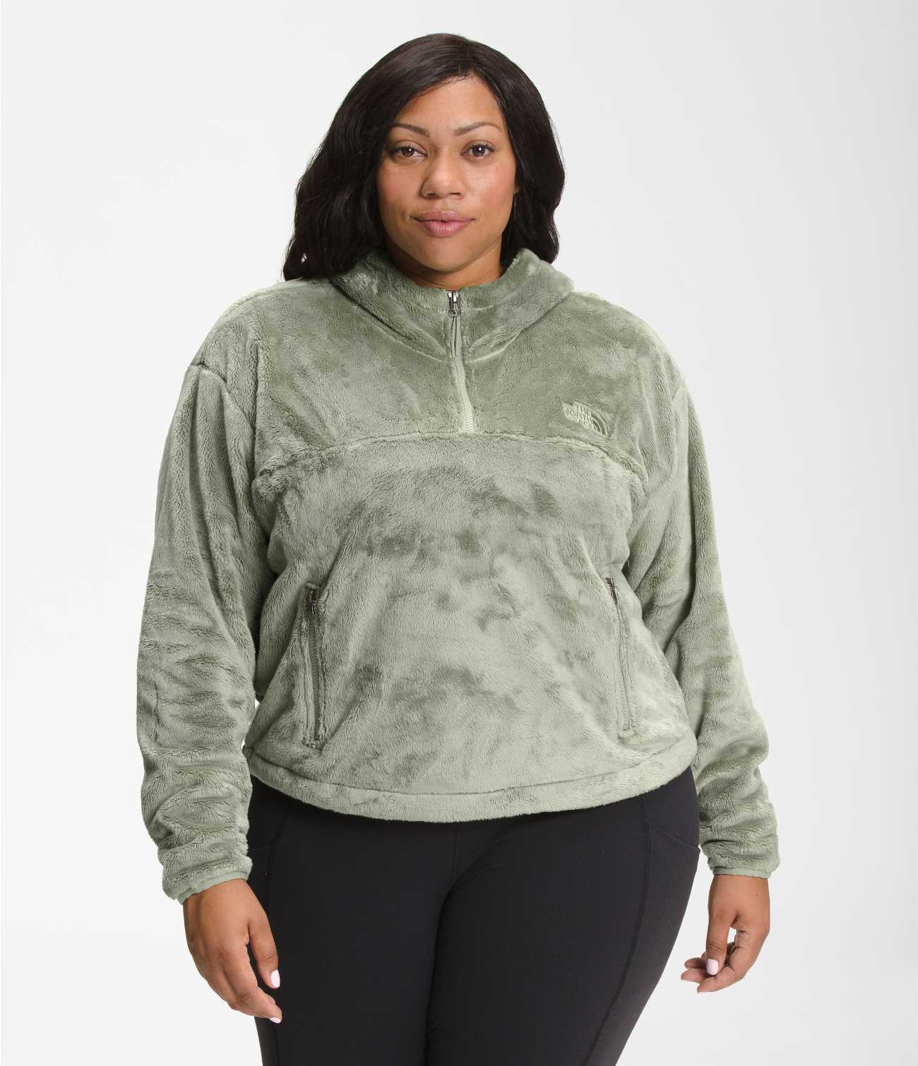 WOMEN'S PLUS OSITO ¼ ZIP HOODIE, The North Face