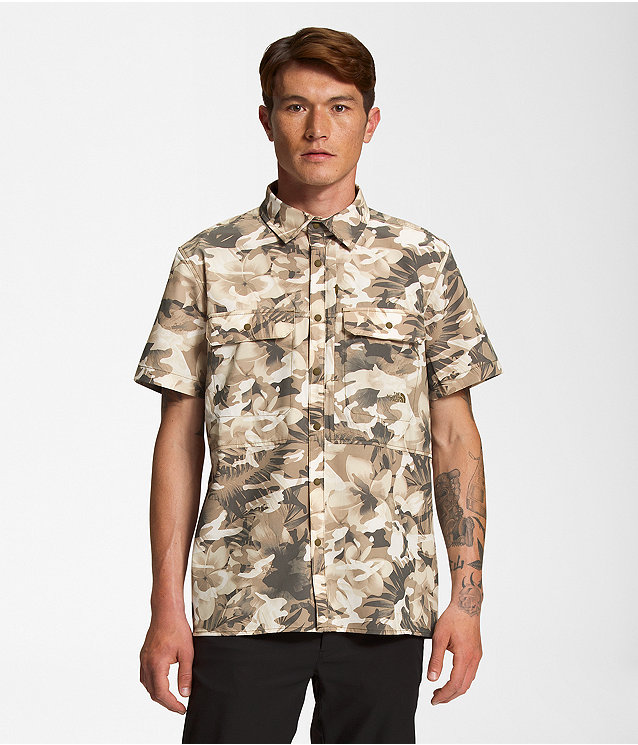 Men’s Printed Sniktau Short Sleeve Sun Shirt