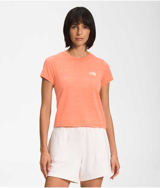 Women’s Short-Sleeve Simple Logo Tri-Blend Tee