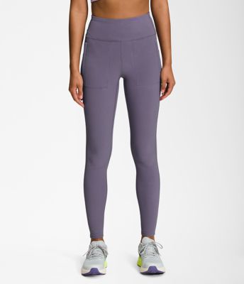 The North Face Flashdry fleece lined legging womens size XS PURPLE LEGGINGS​​  - $47 - From Paydin
