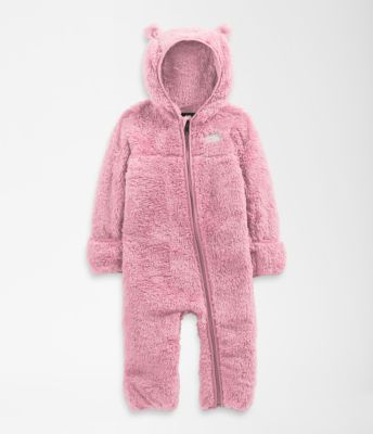 Fuzzy Fleece Hooded Jumpsuit - Teddy Bear - Active Baby Canadian