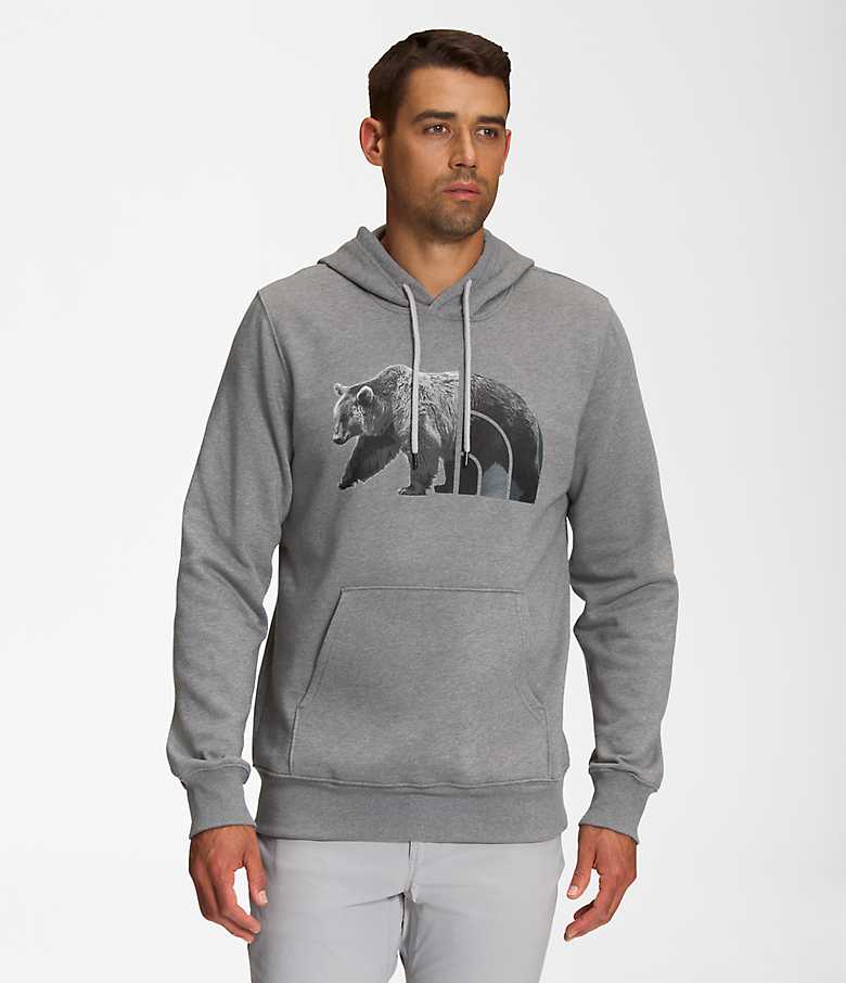 The North Face Bear Pullover Hoodie for Men in Black