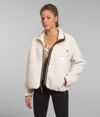 The North Face puffer Jacket White Jacket womens size Large