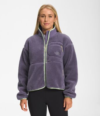 Womens XL The North Face Maggy Sweater Fleece Full Zip Jacket RedOrange EUC