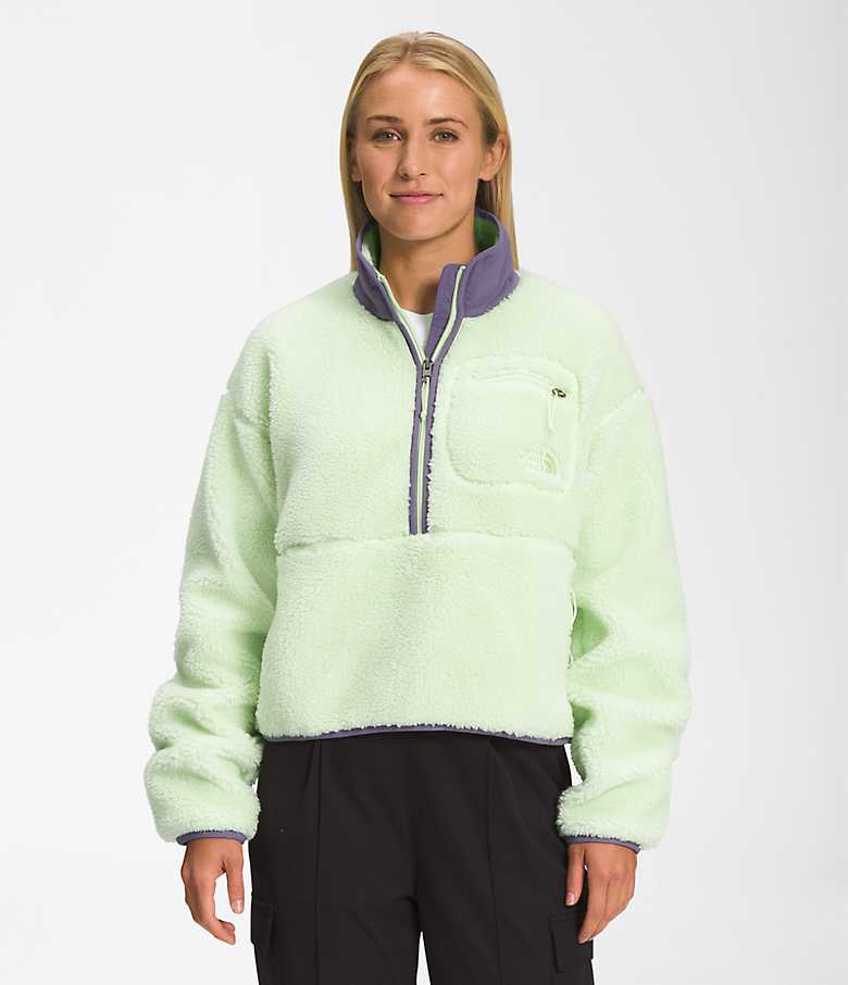 THE NORTH FACE Women's Pali Pile Fleece Hoodie, Dusty Periwinkle Crosshatch  Camo Print, X-Small at  Women's Clothing store