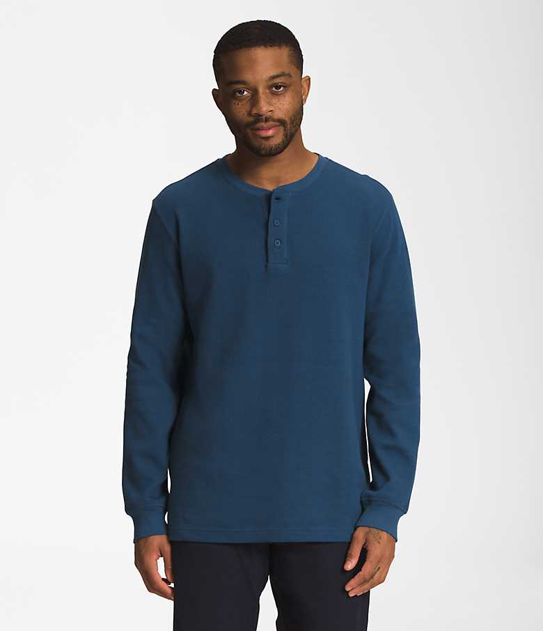 The north face thermal waffle top