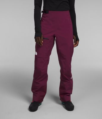 The North Face HyVent Dark Brown Ski Pants w/Recco Womens small