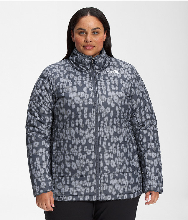 Women's Plus Printed Mossbud Insulated Reversible Jacket