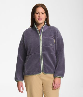 NWT Womens The North Face Osito Full Zip Soft Sweater Fleece Jacket Harbor  Blue