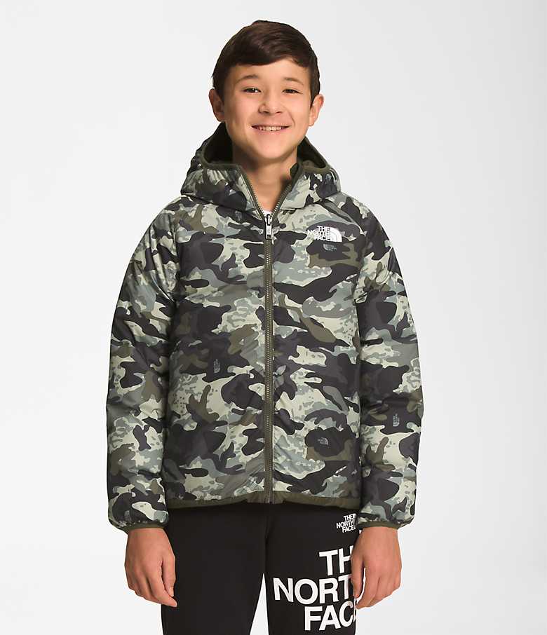 Boys’ Printed Reversible North Down Hooded Jacket | The North Face